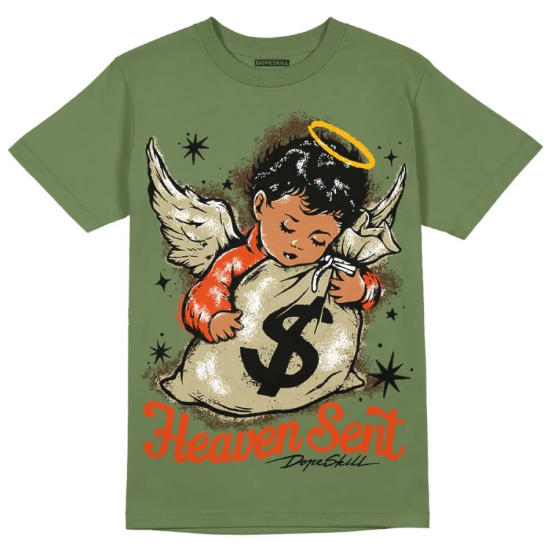 Olive Collection DopeSkill Olive T-shirt Heaven Sent Graphic sold by DopeSkill