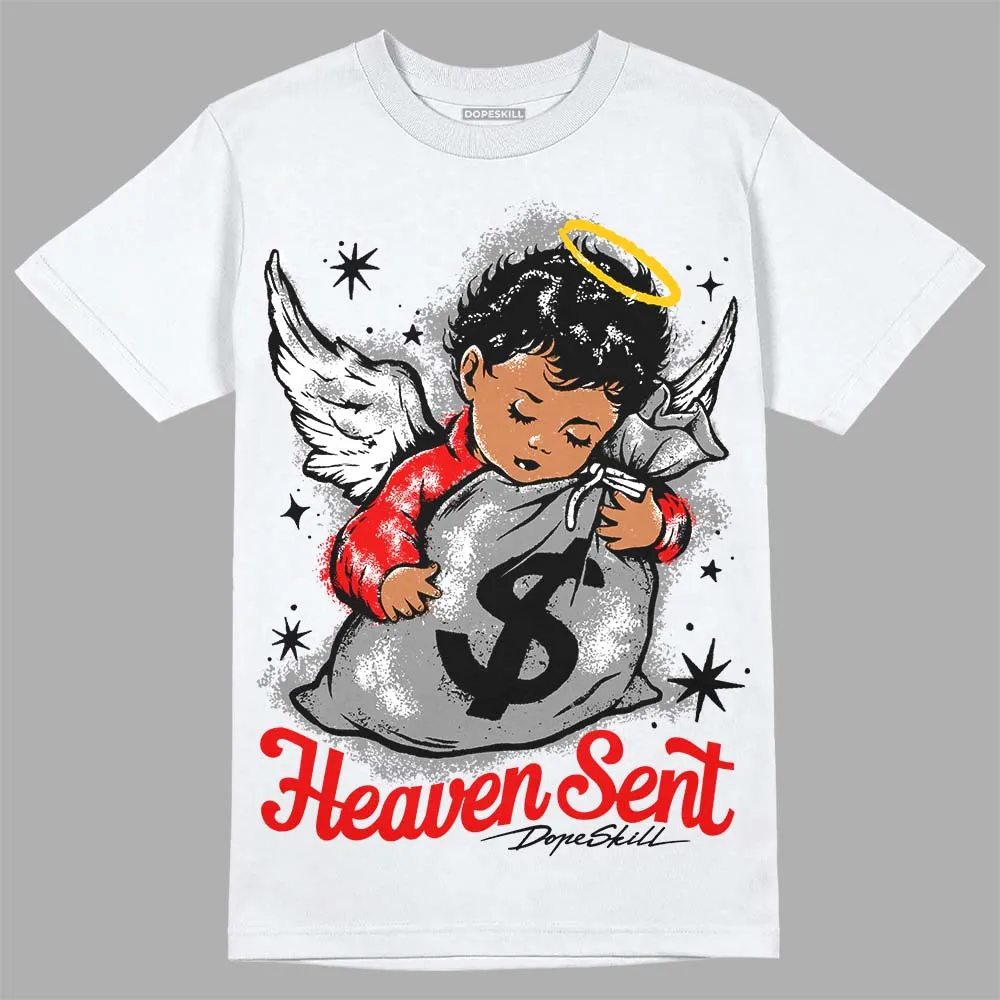 "Black/White" 1s DopeSkill T-Shirt Heaven Sent Graphic sold by DopeSkill product image thumbnail 2