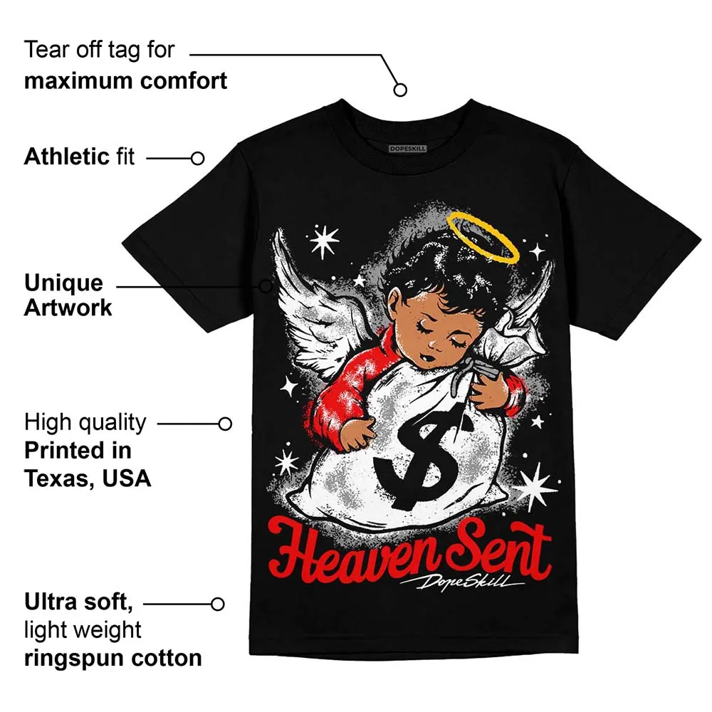 "Black/White" 1s DopeSkill T-Shirt Heaven Sent Graphic sold by DopeSkill product image thumbnail 3