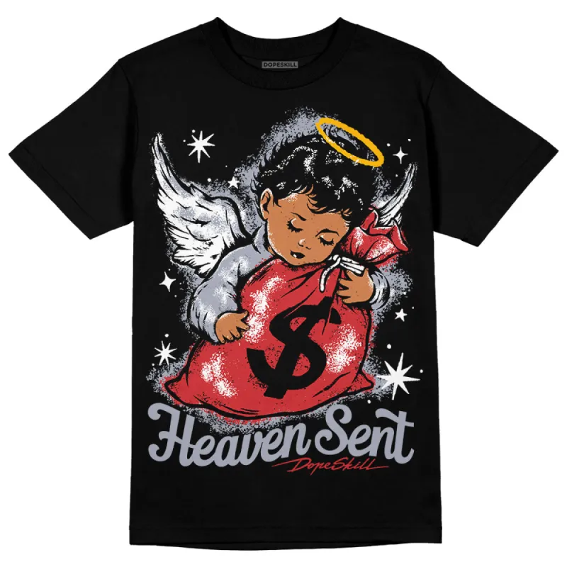 Bred Reimagined 4s DopeSkill T-Shirt Heaven Sent Graphic sold by DopeSkill