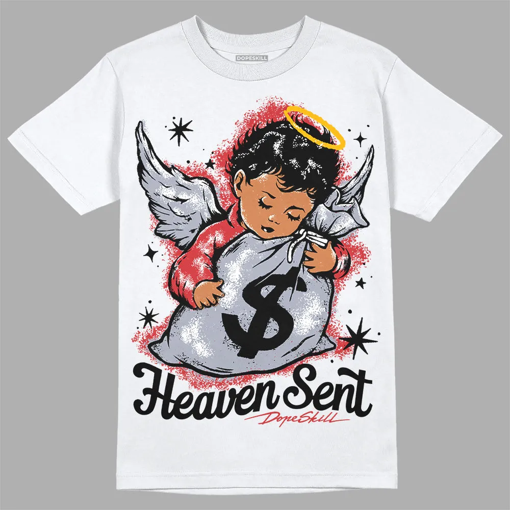 Bred Reimagined 4s DopeSkill T-Shirt Heaven Sent Graphic sold by DopeSkill product image thumbnail 2