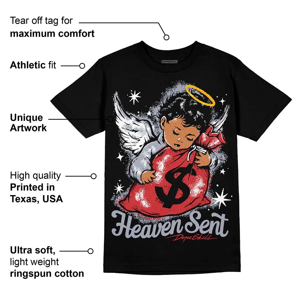 Bred Reimagined 4s DopeSkill T-Shirt Heaven Sent Graphic sold by DopeSkill product image thumbnail 3
