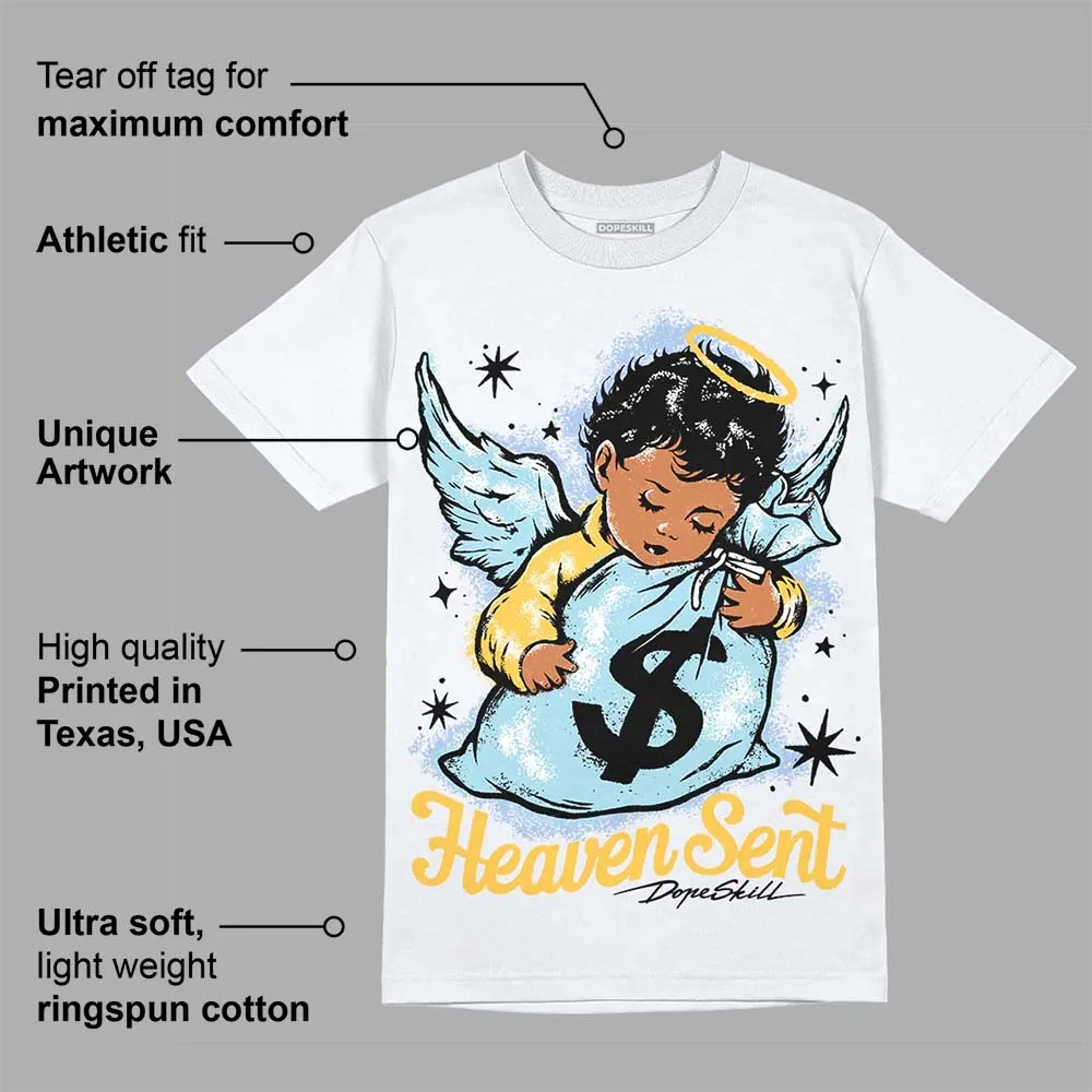 Blue Grey 13s DopeSkill T-Shirt Heaven Sent Graphic sold by DopeSkill product image thumbnail 3