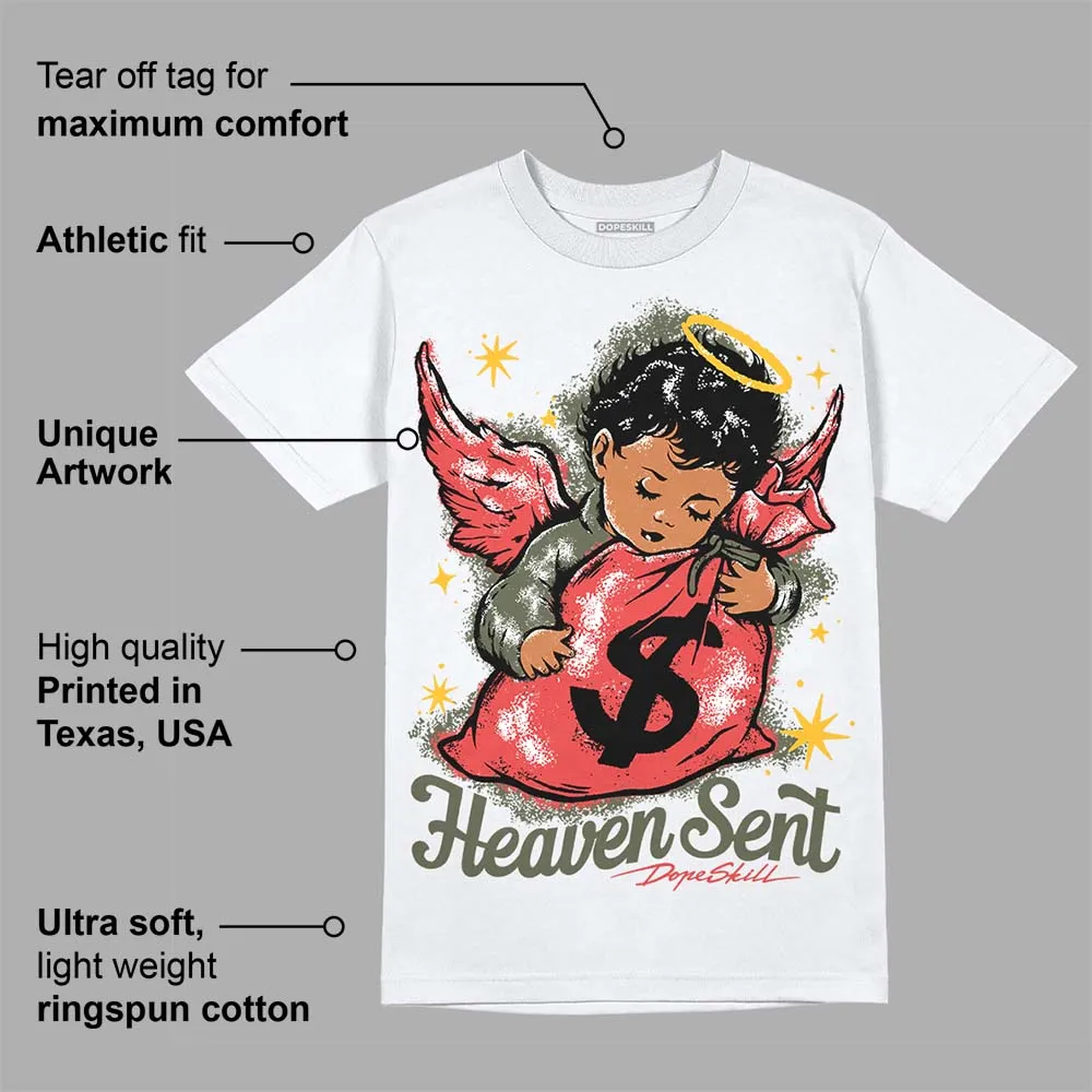 Dunk Mystic Red Cargo Khaki DopeSkill T-Shirt Heaven Sent Graphic sold by DopeSkill product image thumbnail 3