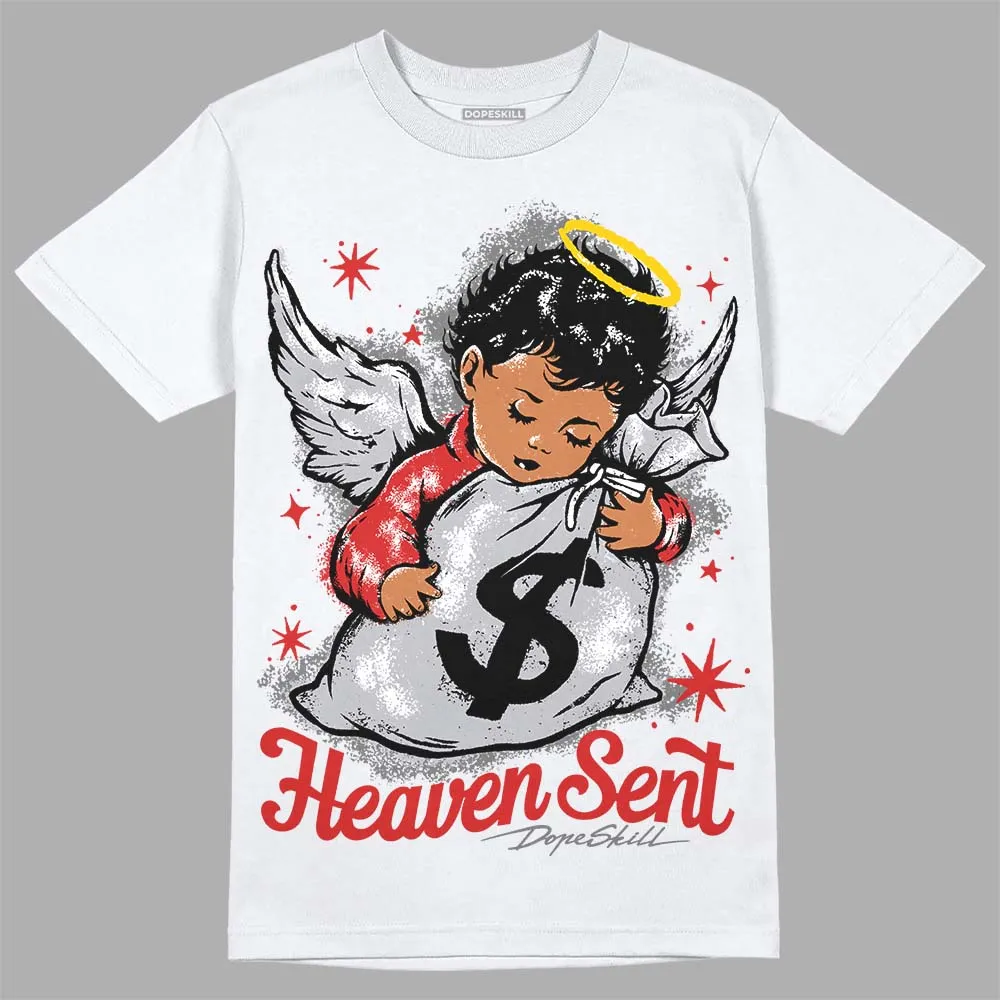 Wolf Grey 13s DopeSkill T-Shirt Heaven Sent Graphic sold by DopeSkill