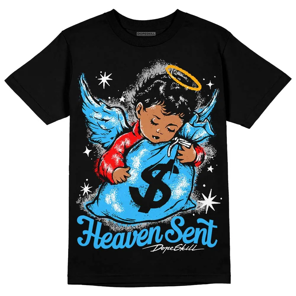 University Blue 2s DopeSkill T-Shirt Heaven Sent Graphic sold by DopeSkill