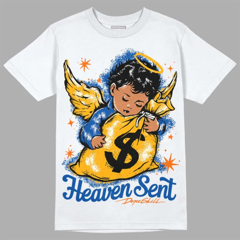 Dunk Blue Jay and University Gold DopeSkill T-Shirt Heaven Sent Graphic sold by DopeSkill