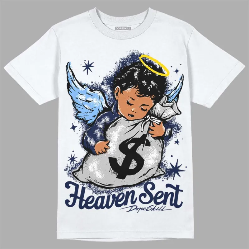 Midnight Navy 5s DopeSkill T-Shirt Heaven Sent Graphic sold by DopeSkill