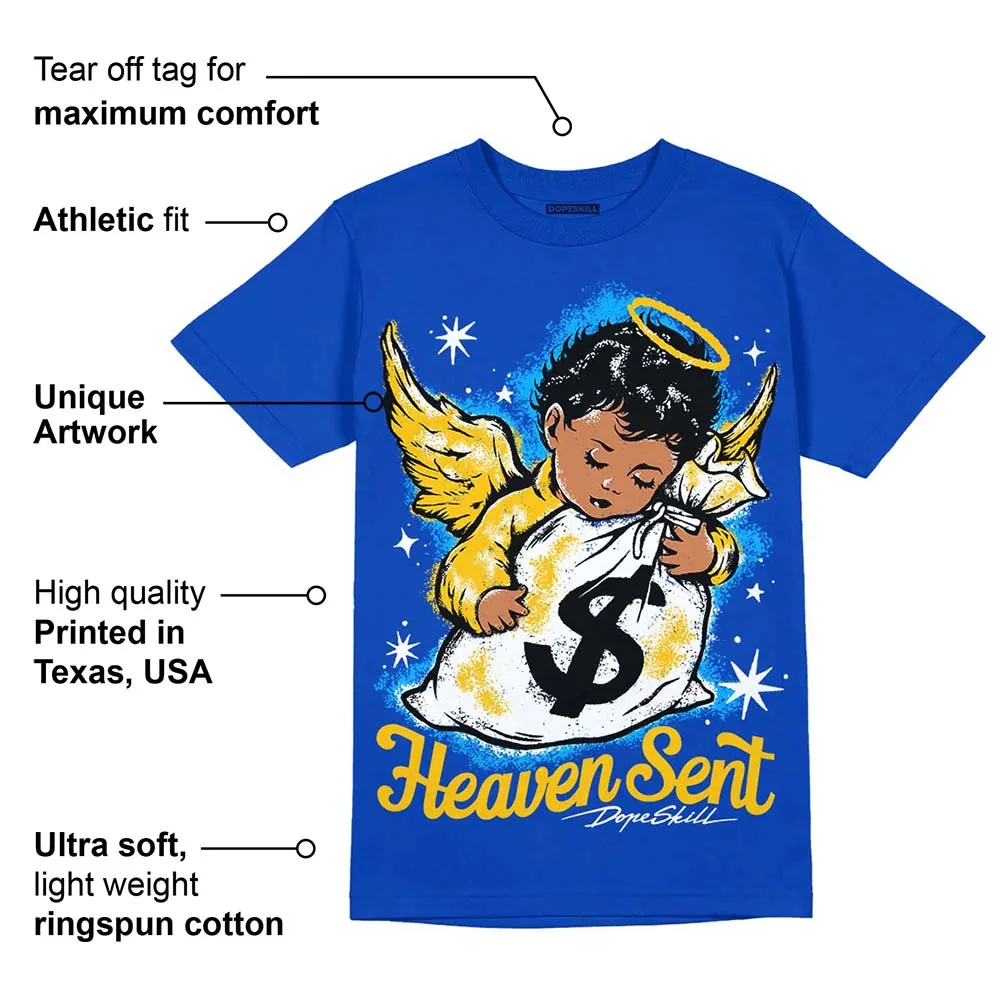 Laney 14s DopeSkill Varsity Royal T-shirt Heaven Sent Graphic sold by DopeSkill product image thumbnail 2