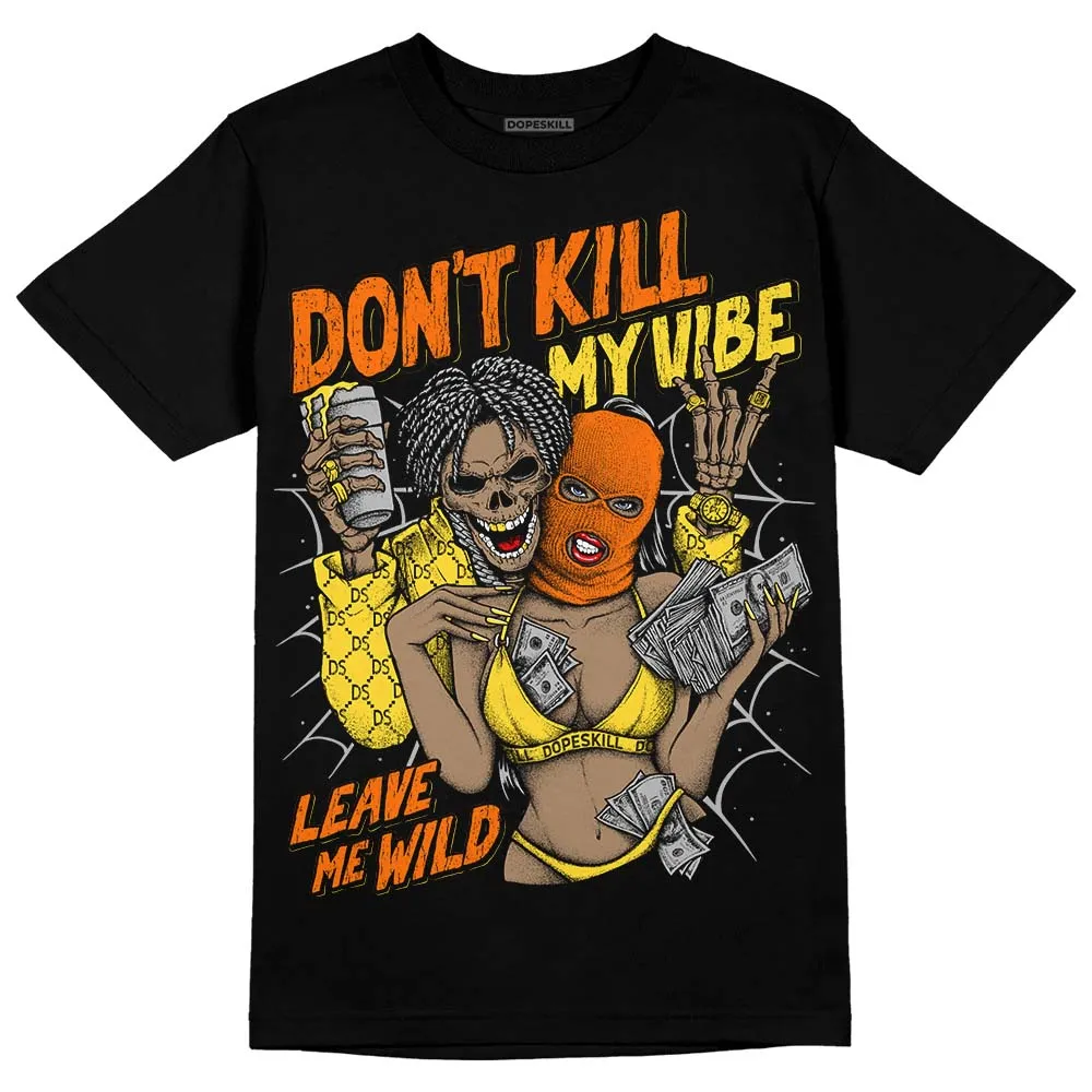 Black Tour Yellow AJ 4 Thunder DopeSkill Unisex T-Shirt Don't Kill My Vibe Graphic sold by DopeSkill