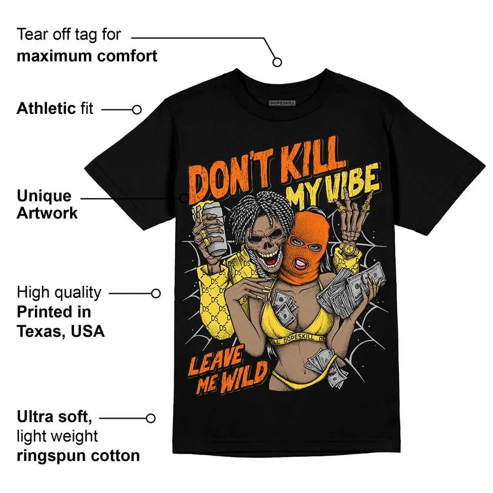 Black Tour Yellow AJ 4 Thunder DopeSkill Unisex T-Shirt Don't Kill My Vibe Graphic sold by DopeSkill product image thumbnail 4
