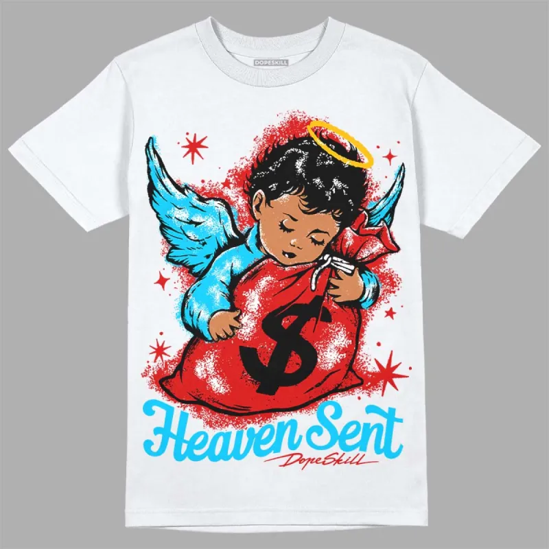 Gym Red 12s DopeSkill T-Shirt Heaven Sent Graphic sold by DopeSkill