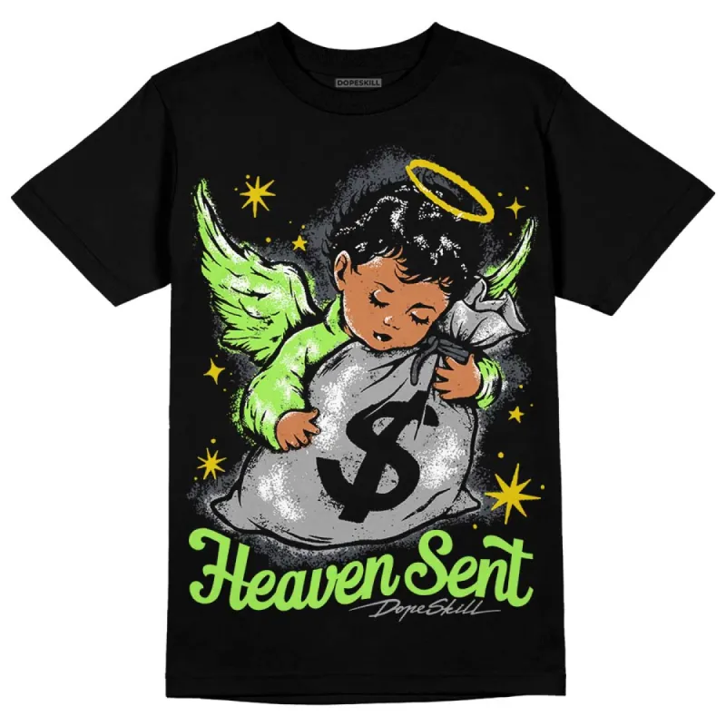 Green Bean 5s DopeSkill T-Shirt Heaven Sent Graphic sold by DopeSkill