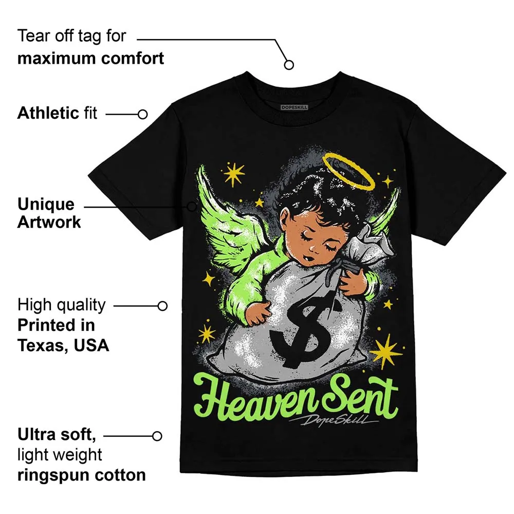 Green Bean 5s DopeSkill T-Shirt Heaven Sent Graphic sold by DopeSkill product image thumbnail 3