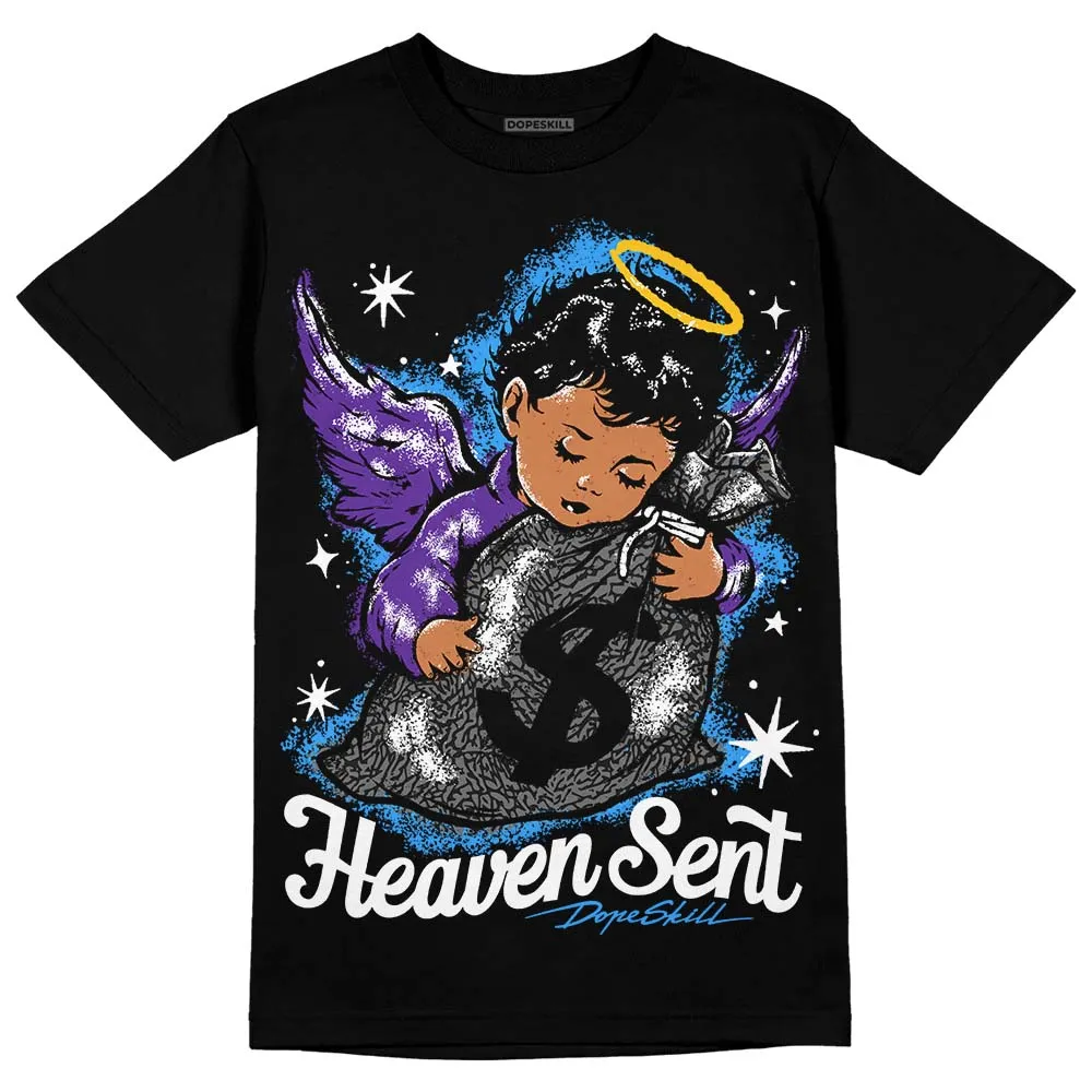 Dark Iris 3s DopeSkill T-Shirt Heaven Sent Graphic sold by DopeSkill product image thumbnail 2