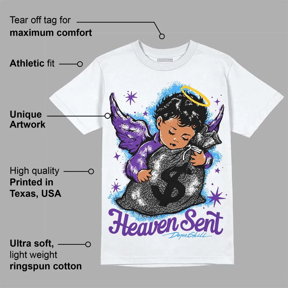 Dark Iris 3s DopeSkill T-Shirt Heaven Sent Graphic sold by DopeSkill product image thumbnail 3
