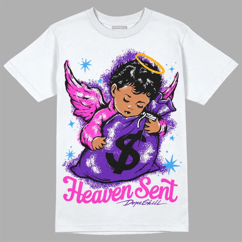 Court Purple 13s DopeSkill T-Shirt Heaven Sent Graphic sold by DopeSkill product image thumbnail 2