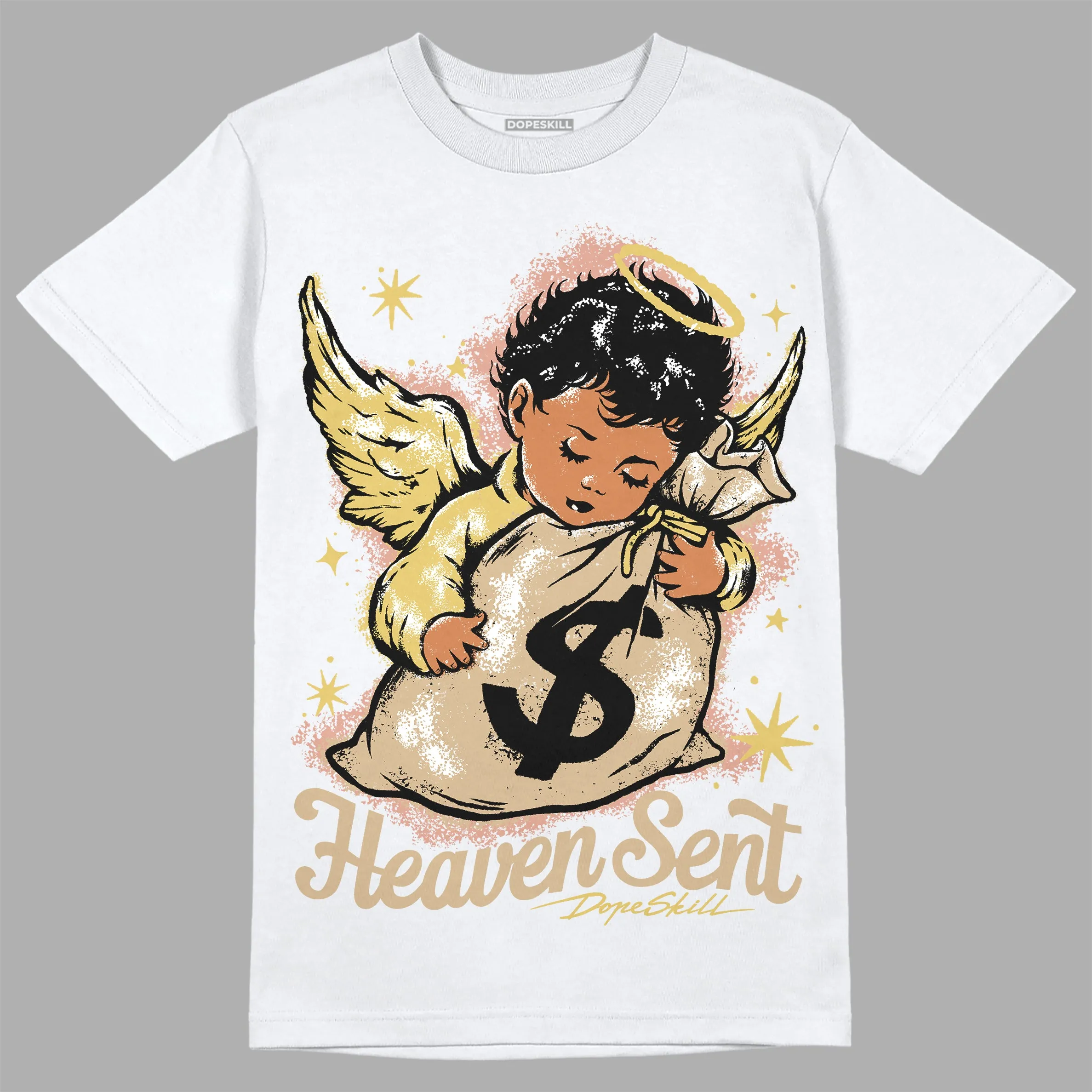 TAN Collection DopeSkill T-Shirt Heaven Sent Graphic sold by DopeSkill product image thumbnail 2