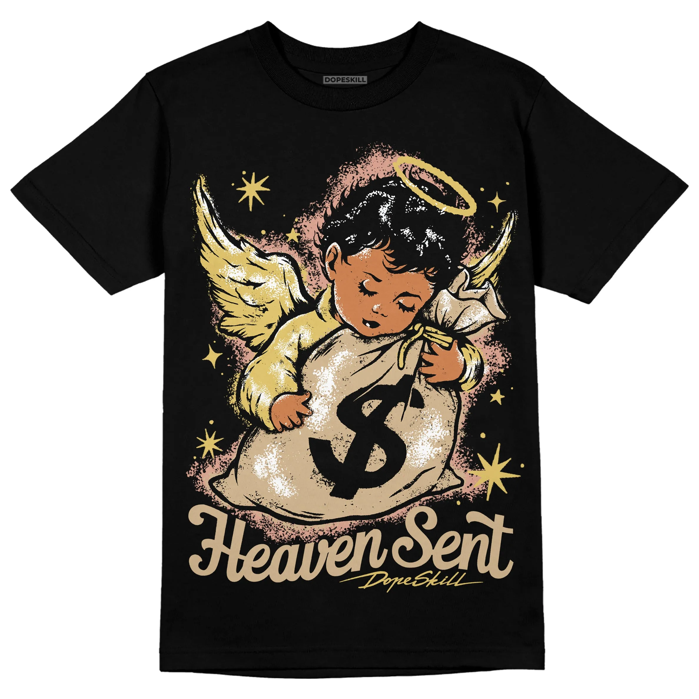 TAN Collection DopeSkill T-Shirt Heaven Sent Graphic sold by DopeSkill