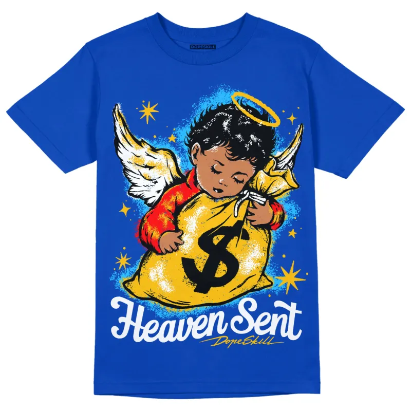 Royal Blue Collection DopeSkill Royal Blue T-shirt Heaven Sent Graphic sold by DopeSkill