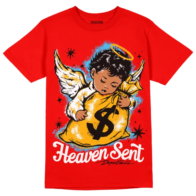 Red Collection DopeSkill Red T-shirt Heaven Sent Graphic sold by DopeSkill