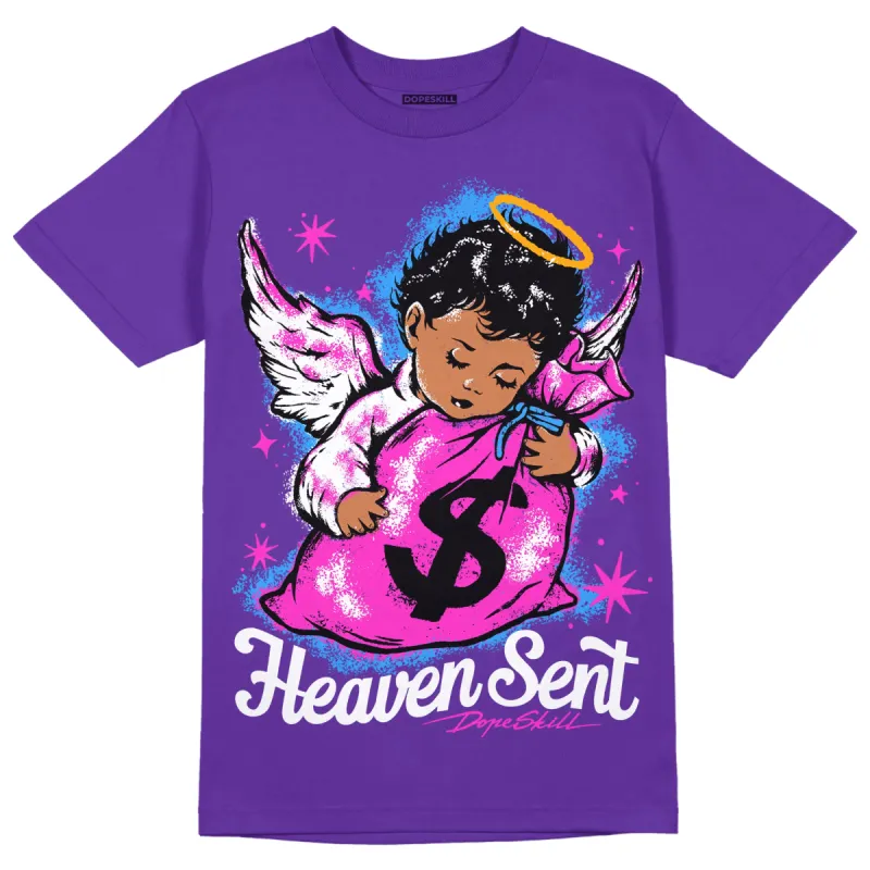 PURPLE Collection DopeSkill Purple T-shirt Heaven Sent Graphic sold by DopeSkill