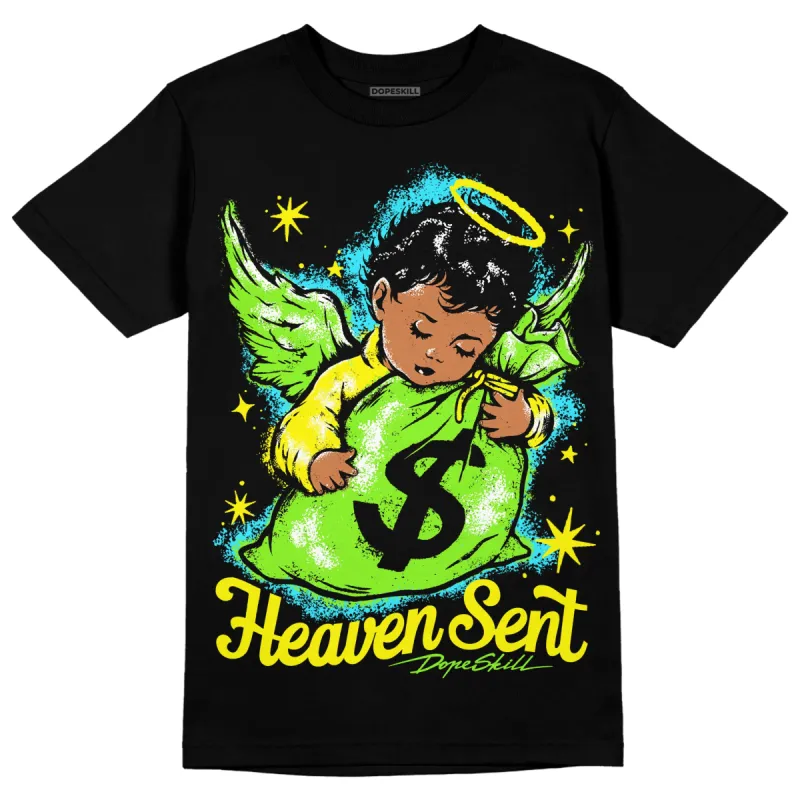 Neon Green Collection DopeSkill T-Shirt Heaven Sent Graphic sold by DopeSkill