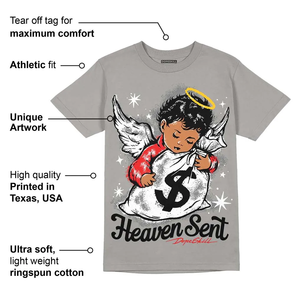 Grey Collection DopeSkill Grey T-shirt Heaven Sent Graphic sold by DopeSkill product image thumbnail 2