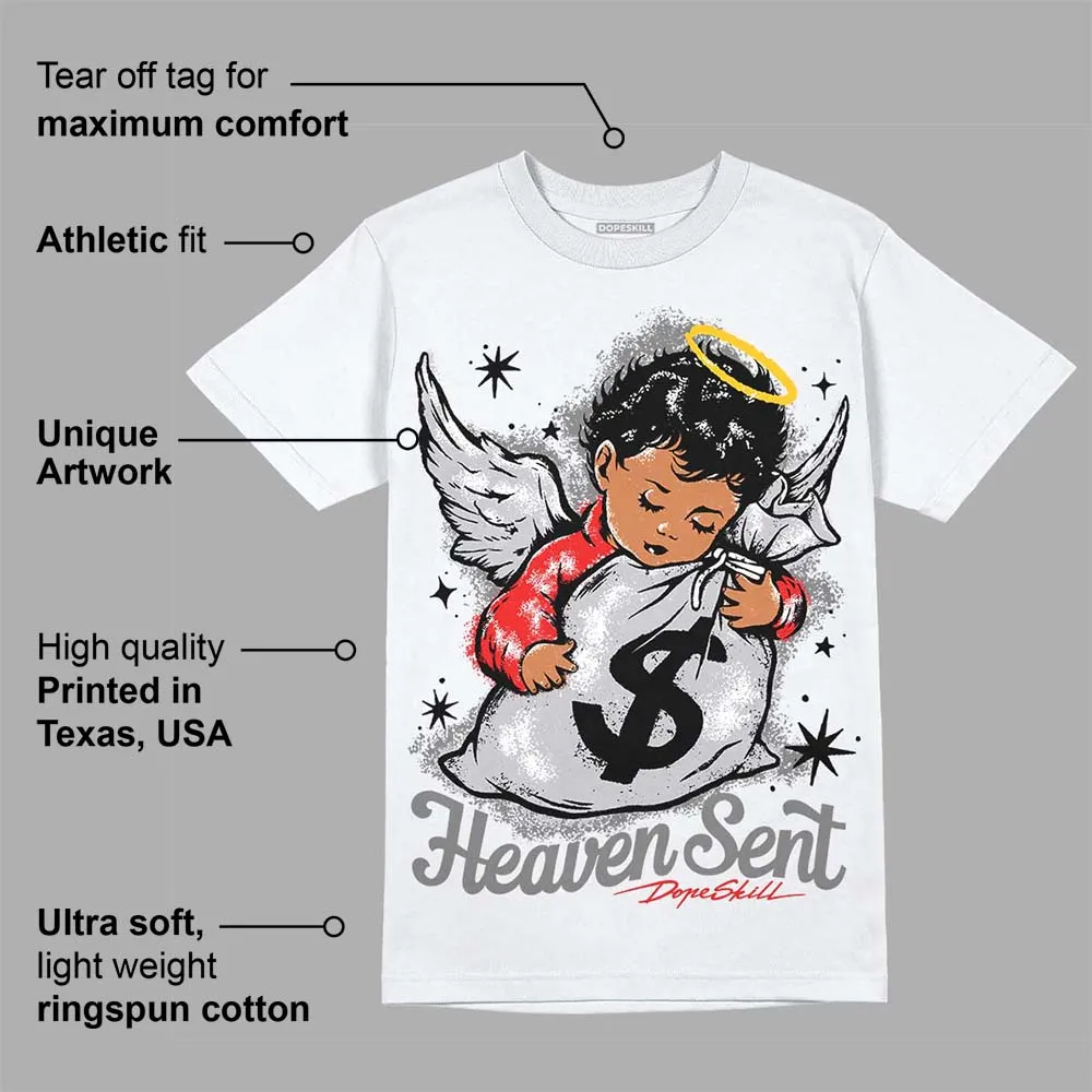 Grey Collection DopeSkill T-Shirt Heaven Sent Graphic sold by DopeSkill product image thumbnail 3