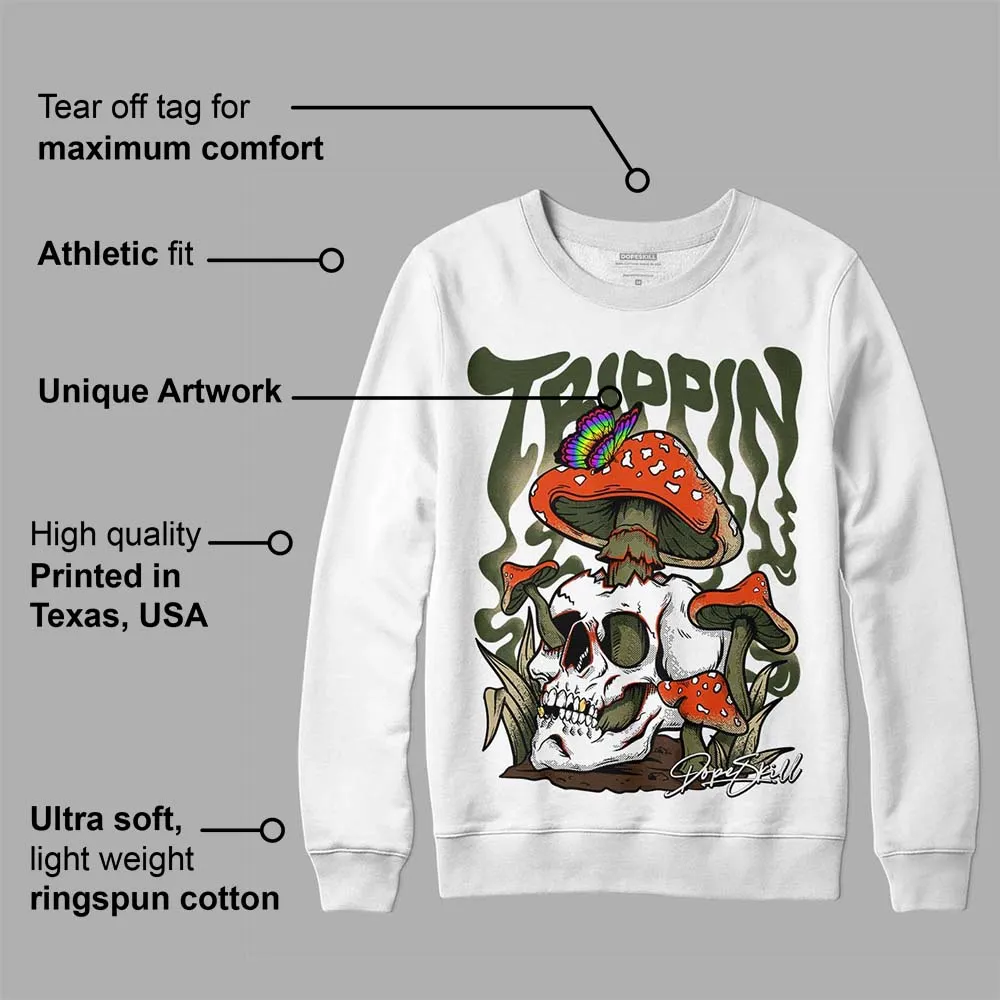 Olive Collection DopeSkill Sweatshirt Trippin Graphic sold by DopeSkill product image thumbnail 3