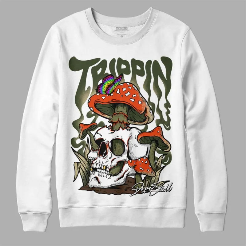 Olive Collection DopeSkill Sweatshirt Trippin Graphic sold by DopeSkill