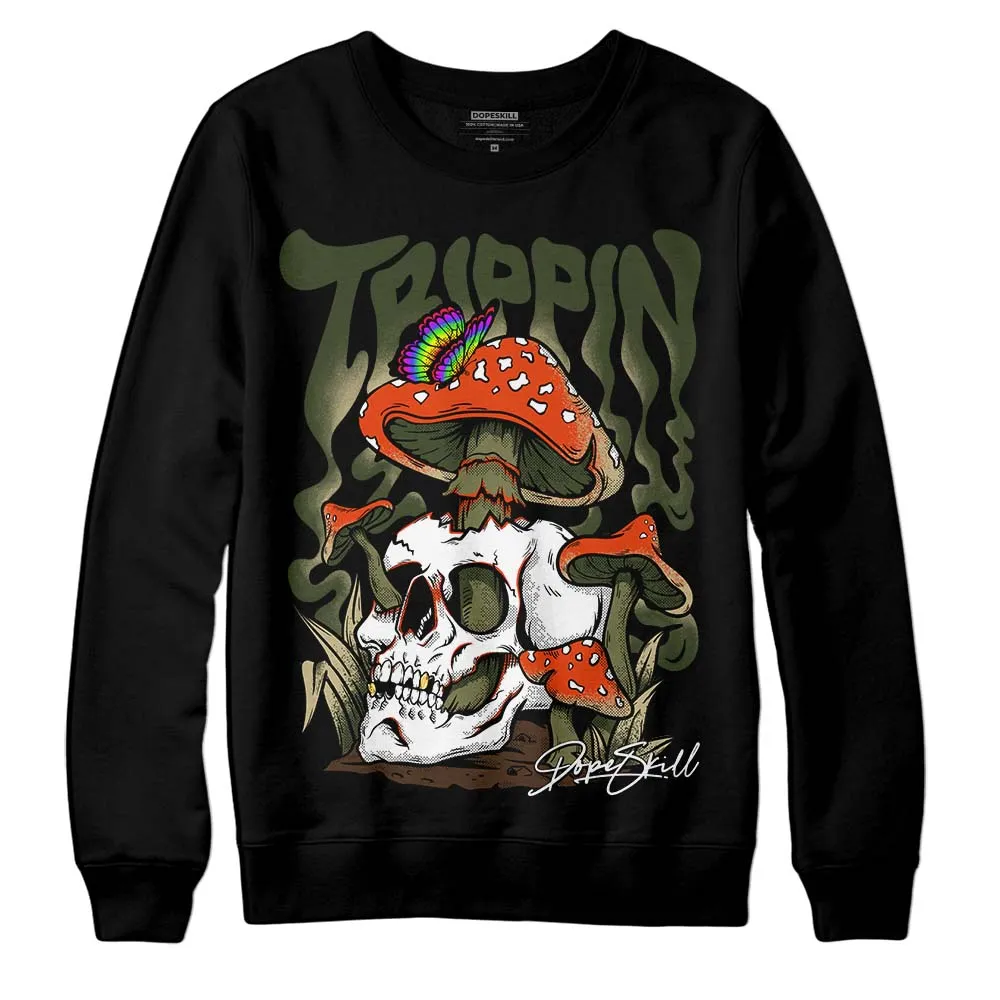 Olive Collection DopeSkill Sweatshirt Trippin Graphic sold by DopeSkill product image thumbnail 2