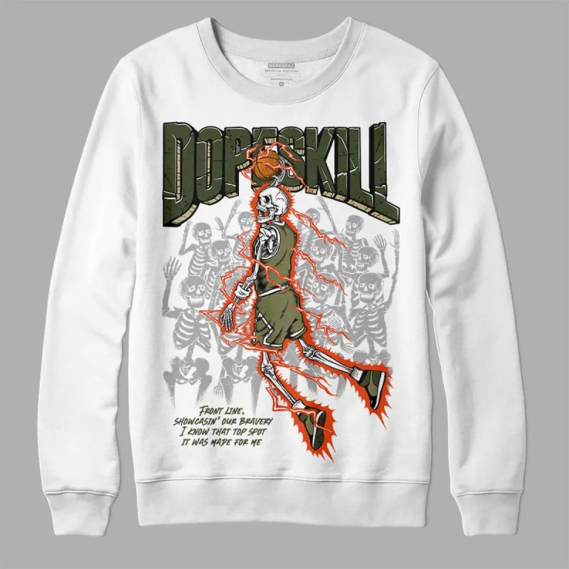 Olive Collection DopeSkill Sweatshirt Thunder Dunk Graphic sold by DopeSkill