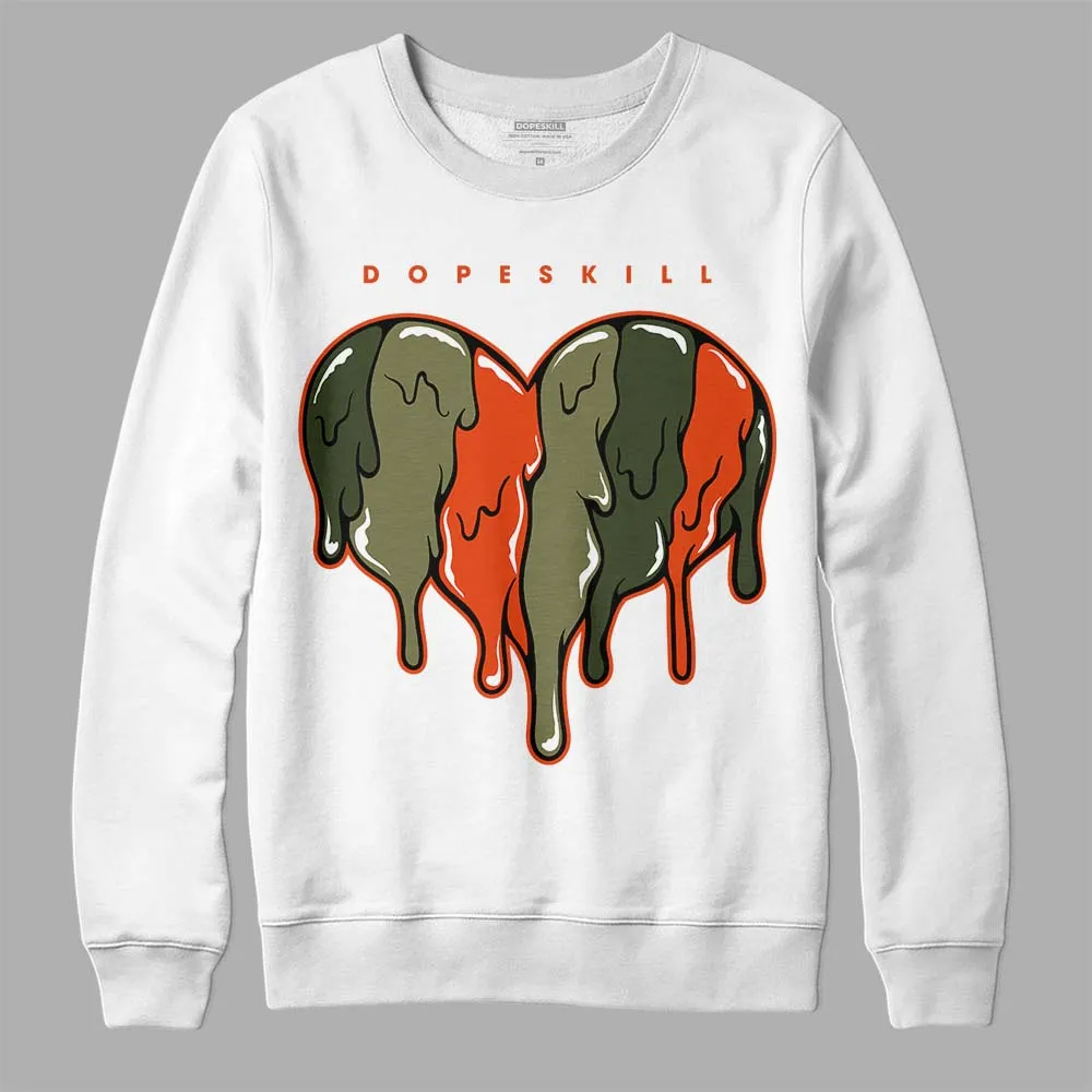 Olive Collection DopeSkill Sweatshirt Slime Drip Heart Graphic sold by DopeSkill