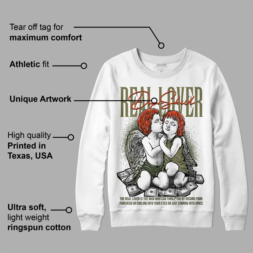 Olive Collection DopeSkill Sweatshirt Real Lover Graphic sold by DopeSkill product image thumbnail 3