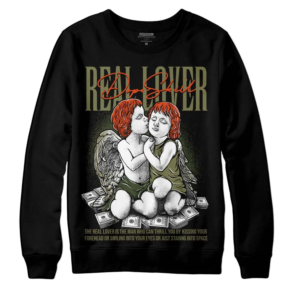 Olive Collection DopeSkill Sweatshirt Real Lover Graphic sold by DopeSkill product image thumbnail 2