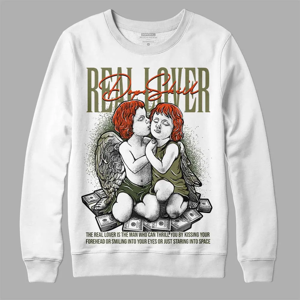 Olive Collection DopeSkill Sweatshirt Real Lover Graphic sold by DopeSkill