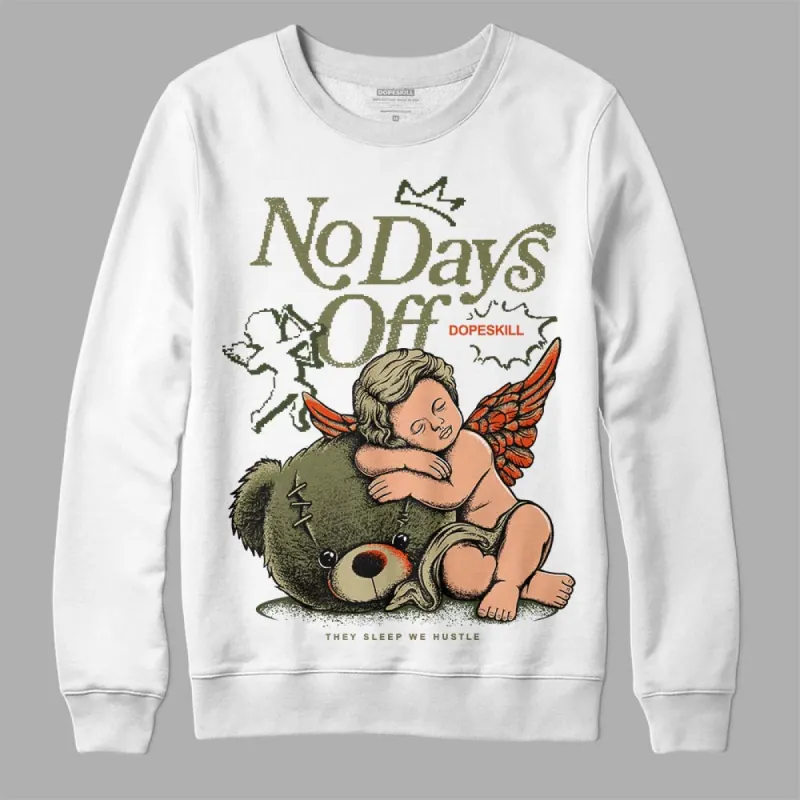 Olive Collection DopeSkill Sweatshirt New No Days Off Graphic sold by DopeSkill