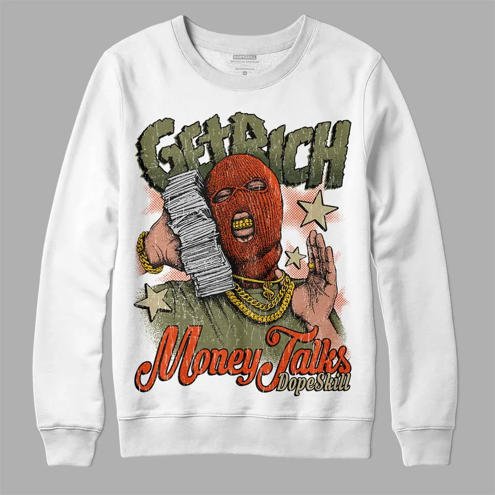 Olive Collection DopeSkill Sweatshirt Get Rich Graphic sold by DopeSkill
