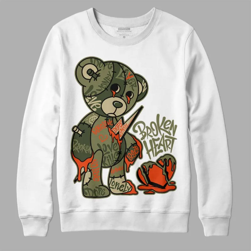 Olive Collection DopeSkill Sweatshirt Broken Heart Graphic sold by DopeSkill