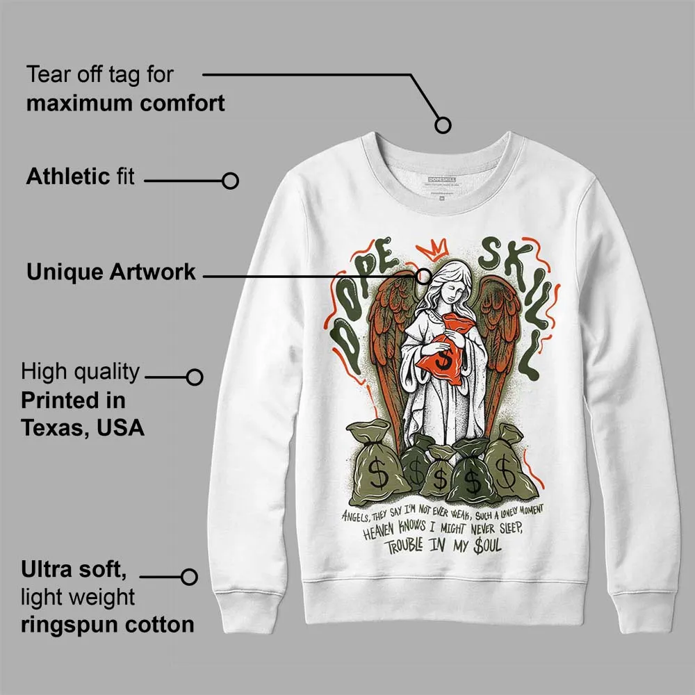 Olive Collection DopeSkill Sweatshirt Angels Graphic sold by DopeSkill product image thumbnail 3