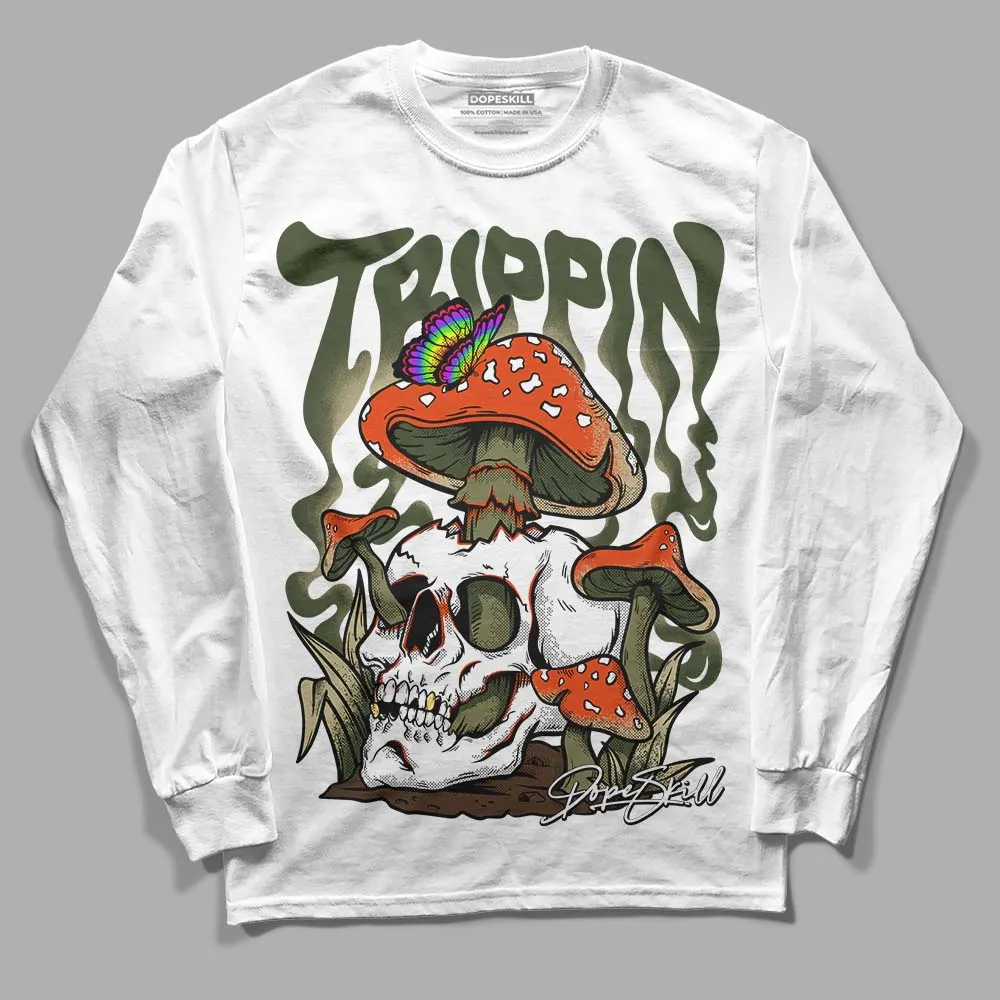 Olive Collection DopeSkill Long Sleeve T-Shirt Trippin Graphic sold by DopeSkill
