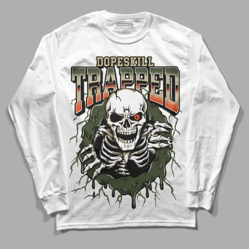 Olive Collection DopeSkill Long Sleeve T-Shirt Trapped Halloween Graphic sold by DopeSkill