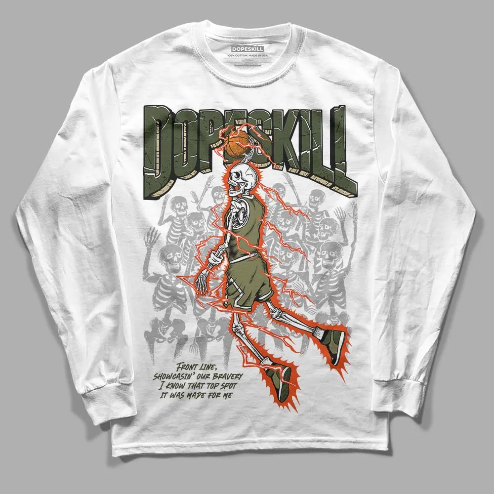 Olive Collection DopeSkill Long Sleeve T-Shirt Thunder Dunk Graphic sold by DopeSkill