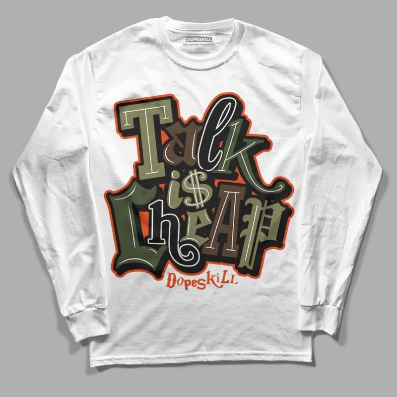 Olive Collection DopeSkill Long Sleeve T-Shirt Talk Is Chip Graphic sold by DopeSkill