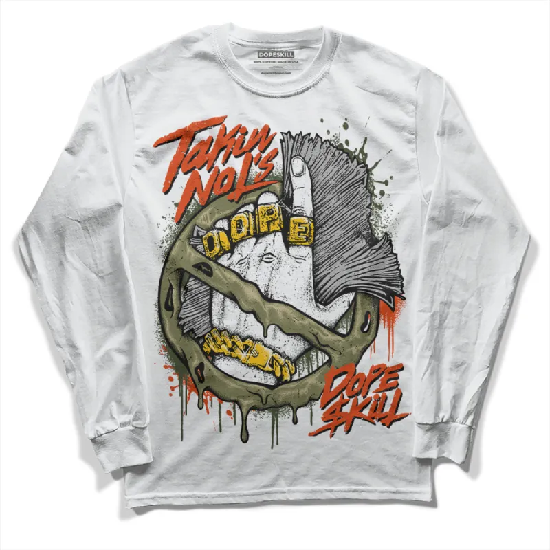 Olive Collection DopeSkill Long Sleeve T-Shirt Takin No L's Graphic sold by DopeSkill