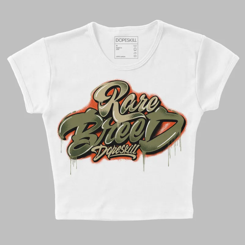 Olive Collection DopeSkill Women's Crop Top Rare Breed Type Graphic sold by DopeSkill