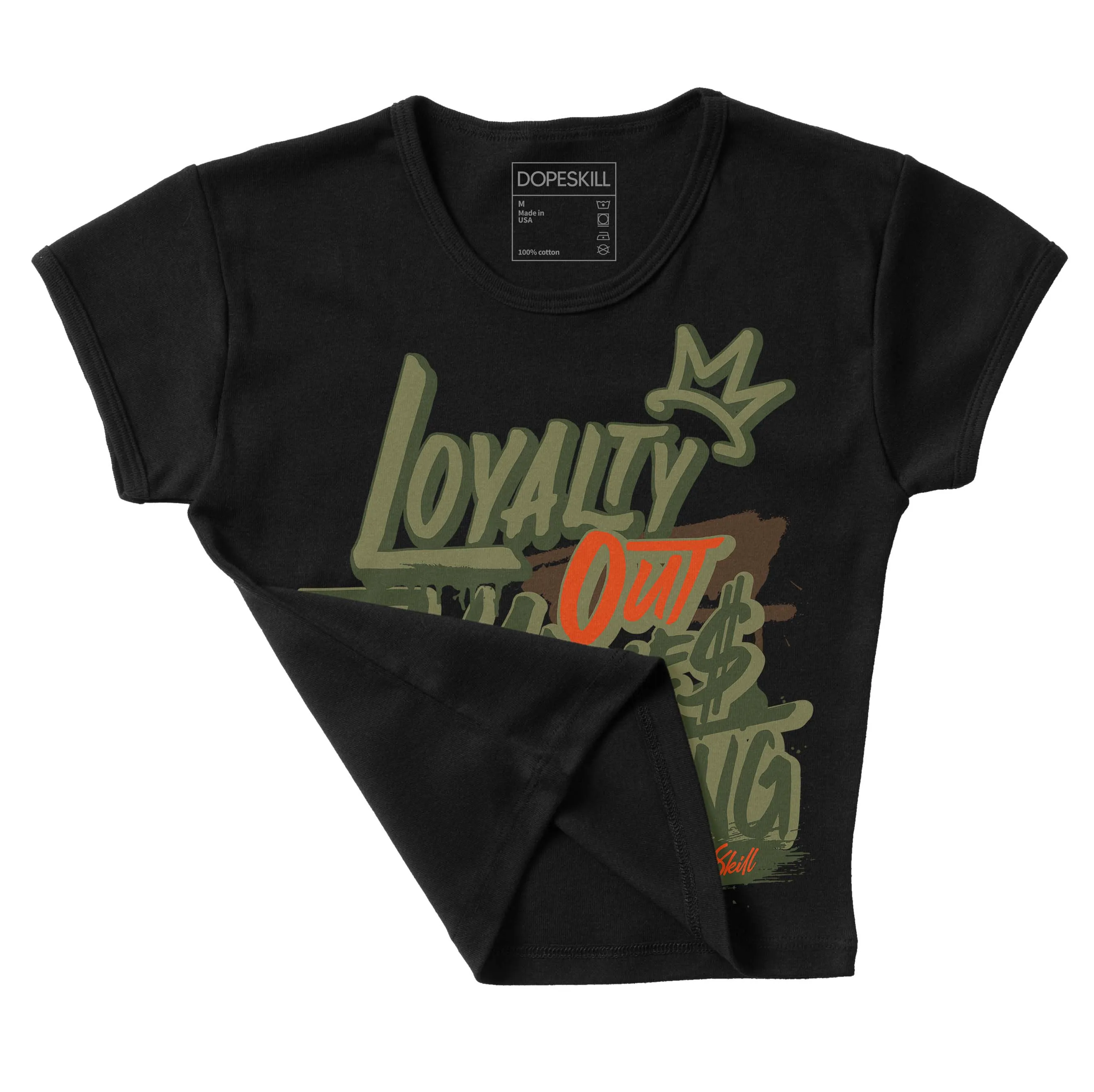 Olive Collection DopeSkill Women's Crop Top LOVE Graphic sold by DopeSkill product image thumbnail 4