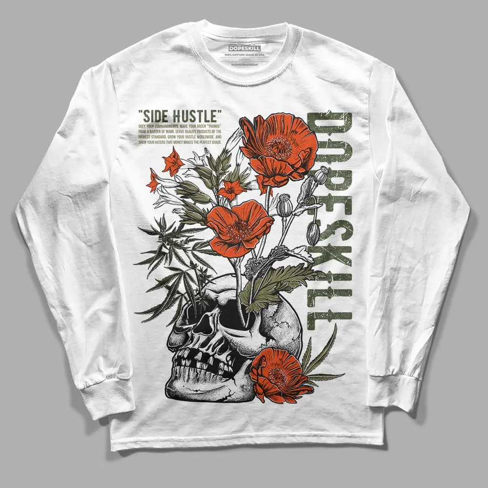 Olive Collection DopeSkill Long Sleeve T-Shirt Side Hustle Graphic sold by DopeSkill