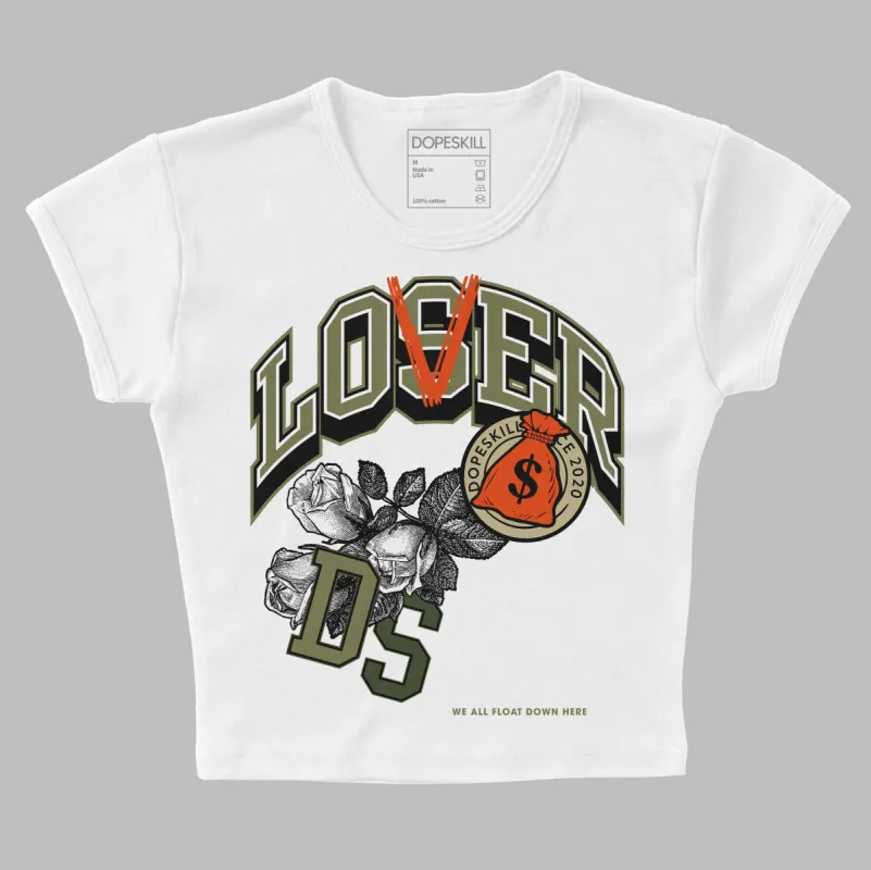 Olive Collection DopeSkill Women's Crop Top Loser Lover Graphic sold by DopeSkill